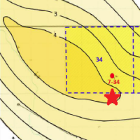 Drilling location map