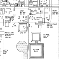 sulphur plant plot plan