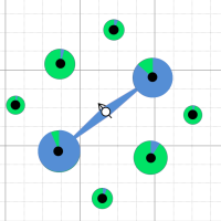 map of vertical wells in pattern